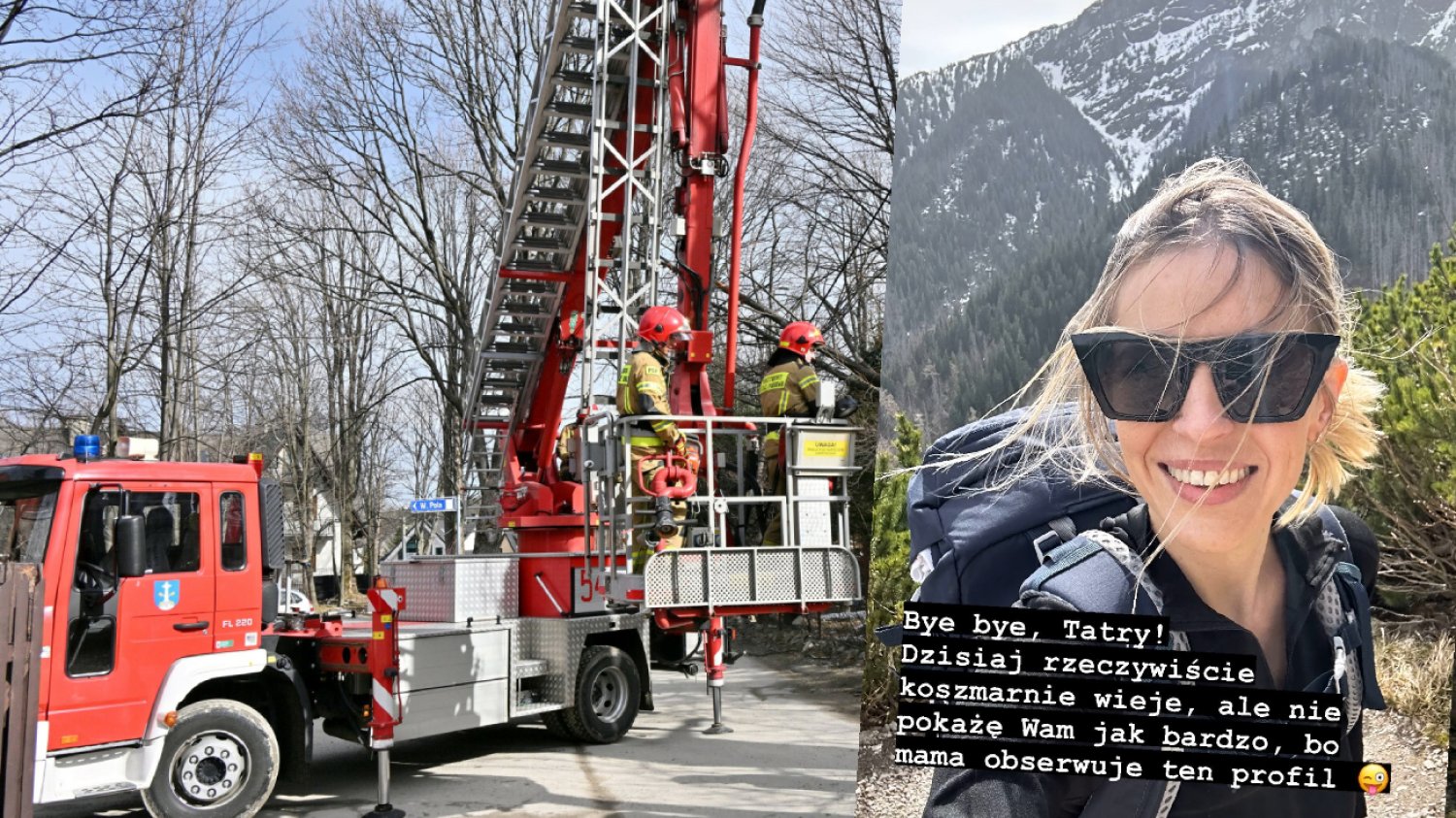 Na Podhalu ofiary, a wiceministra KO zdobywa Tatry. "Nie powiem, jak wieje".