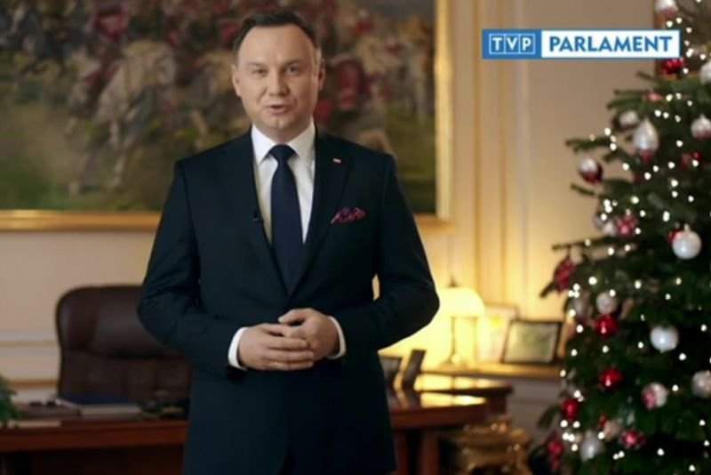 Andrzej Duda wystąpił w noworocznym orędziu.