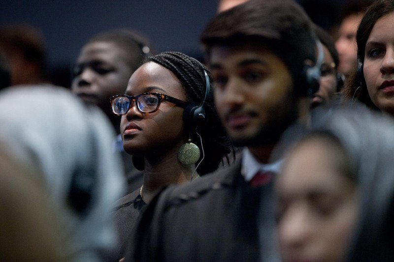 Na polskich uczelniach przybywa zagranicznych studentów. Na zdjęciu inauguracja roku akademickiego dwa lata temu na Uniwersytecie Medycznym w Łodzi