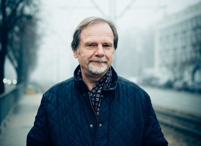 Fotoreporter Chris Niedenthal w Warszawie