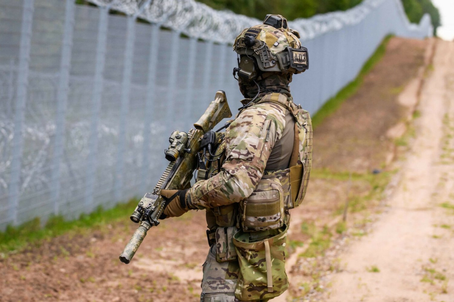 Łotwa. Na granicy z Białorusią padły strzały ostrzegawcze.