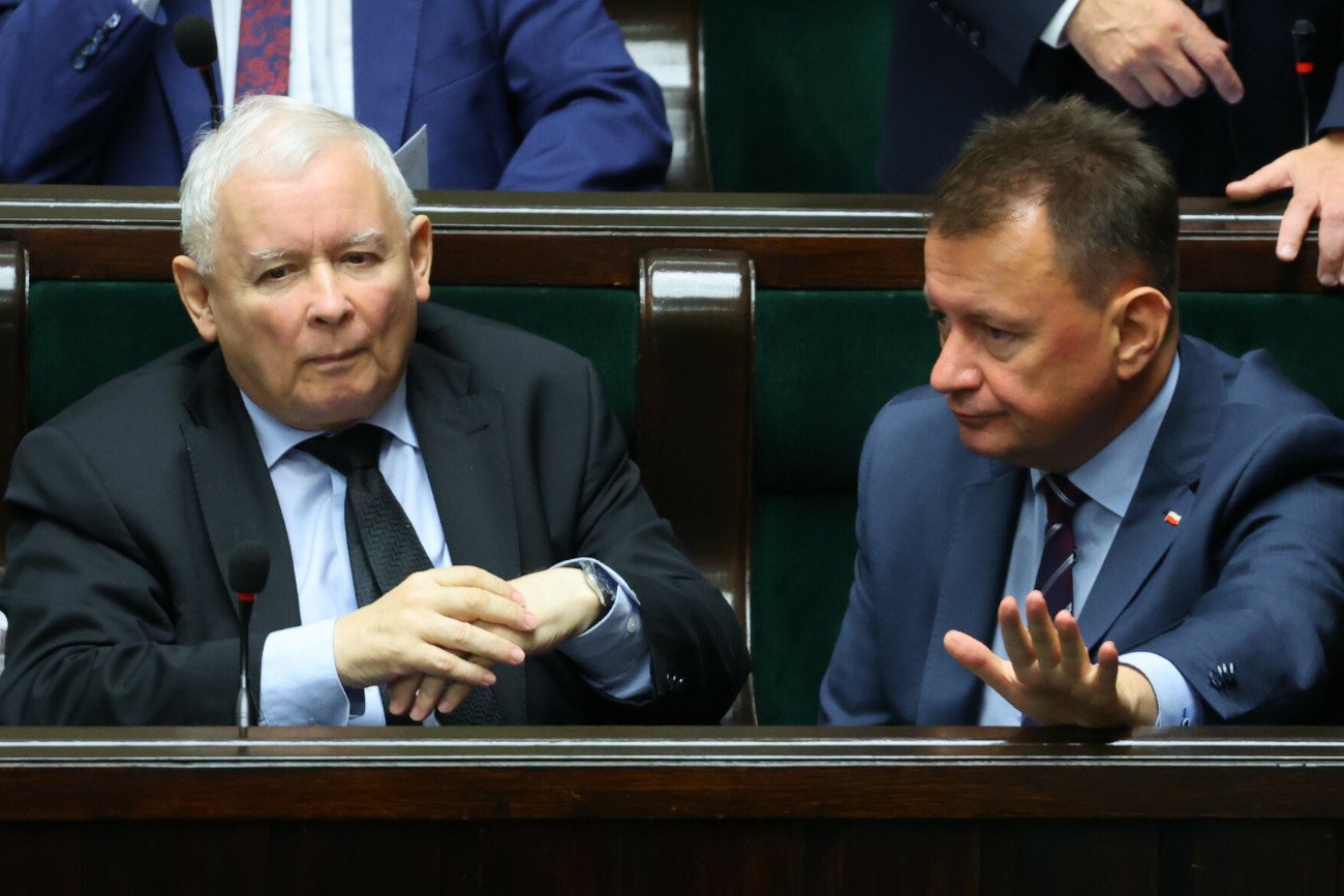 Jarosław Kaczyński i Mariusz Błaszczak