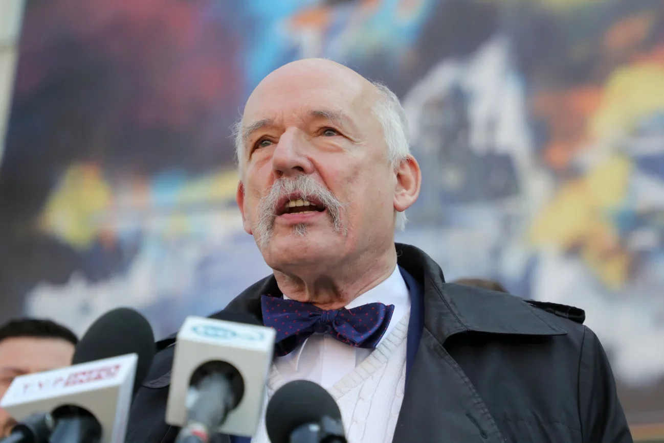 Janusz Korwin-Mikke nie przestaje szokować ws. Ukrainy.