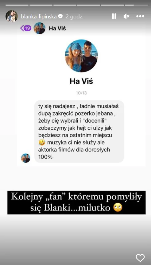 Blanka Lipińska mylona z gwiazdą Eurowizji. Dostaje obraźliwe wiadomości