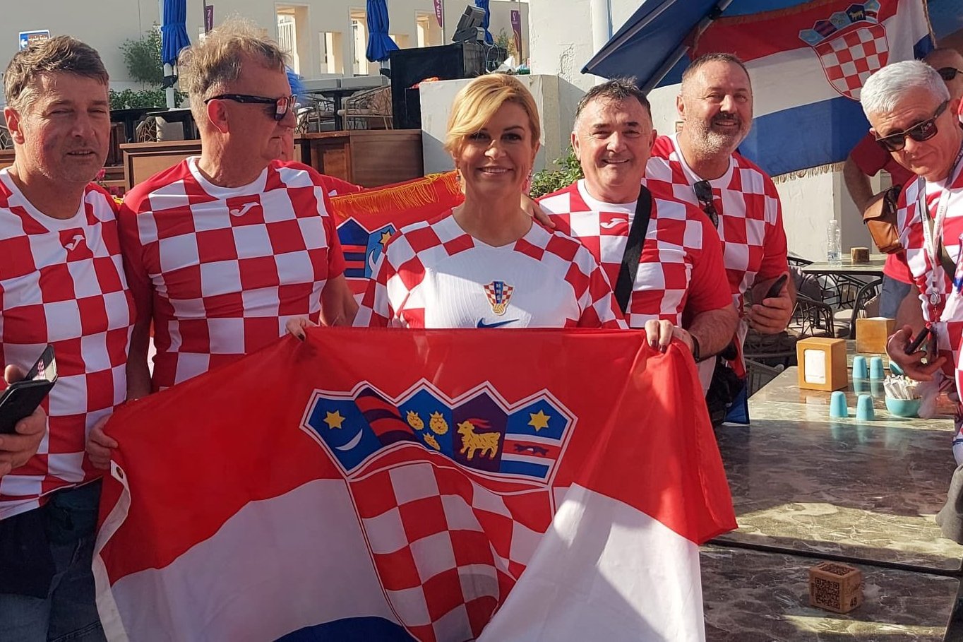 Była prezydentka Chorwacji w Katarze.