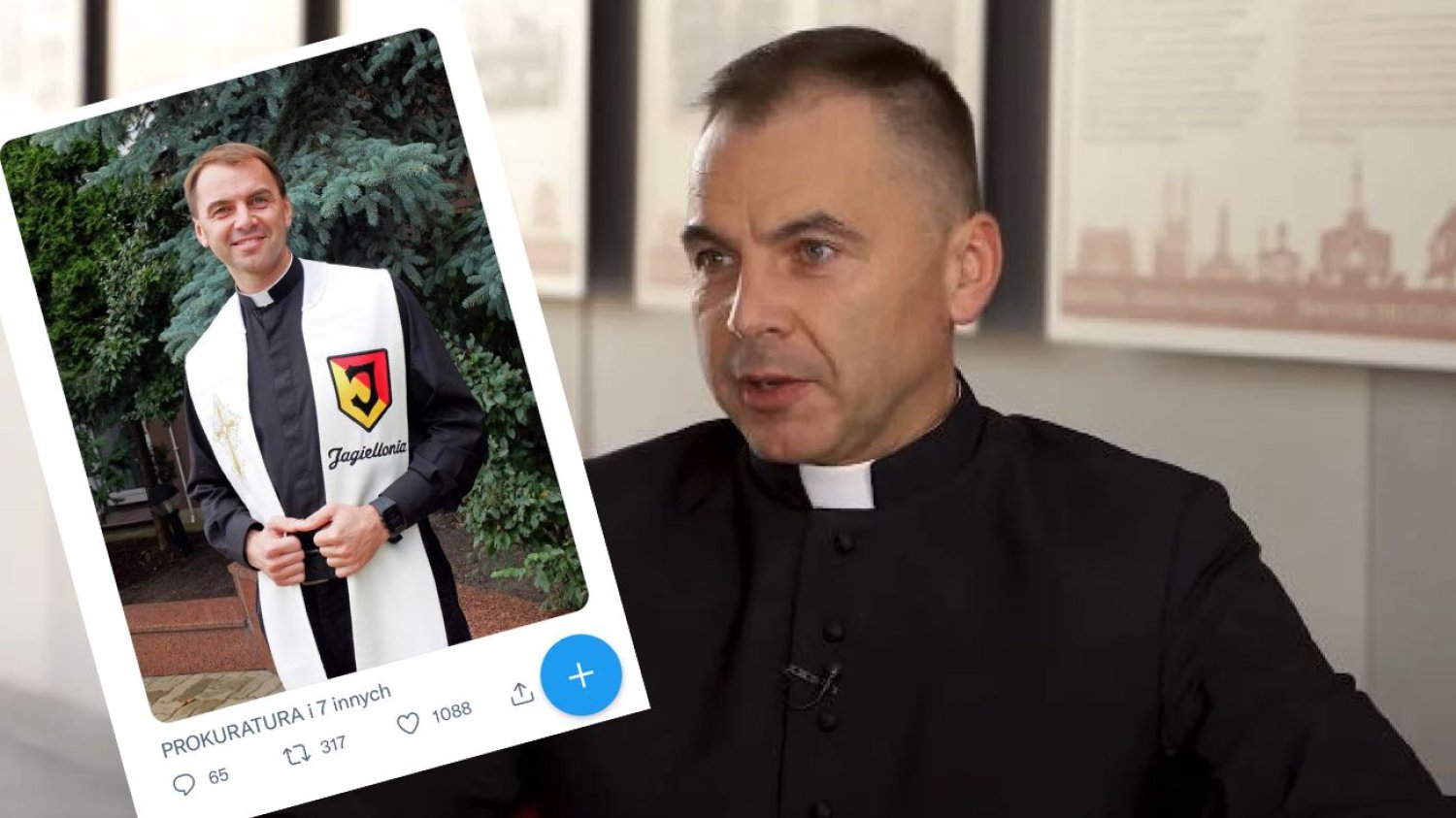 Jagiellonia Białystok odcina się od ks. Andrzeja Dębskiego.