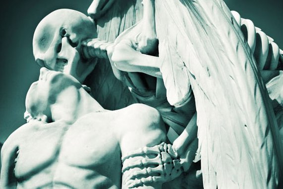 Pomnik Jaume Barba z 1930 roku z cmentarza Poblenou w Barcelonie.