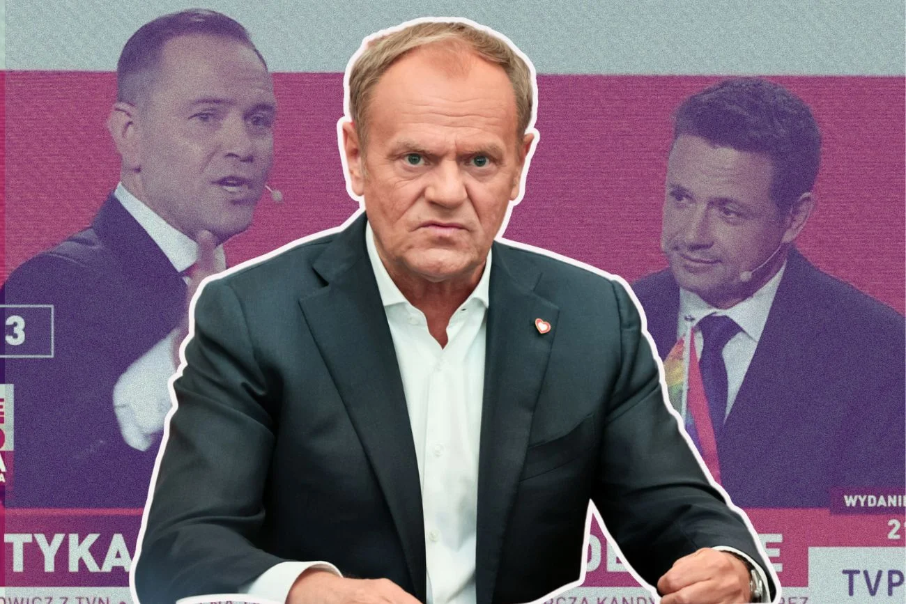 Donald Tusk ostro skomentował debatę w Końskich.