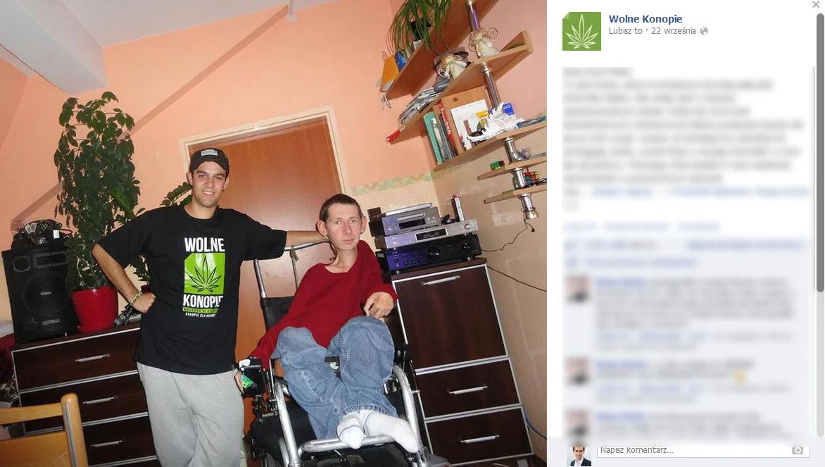 Kuba Dyrba zapowiedział udział w orgainzowanej przez Wolne Konopie konferencji dotyczącej medycznej marihuany