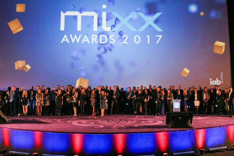 Gala MIXX Awards 2017 organizowana przez IAB. Nagrody dla najlepszych reklam w digitalu rozdane.