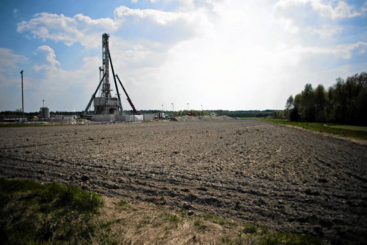 Grzebowilk, baza wydobywania gazu łupkowego