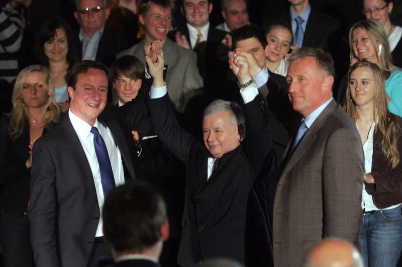 Cameron i Kaczyński w 2009 r.