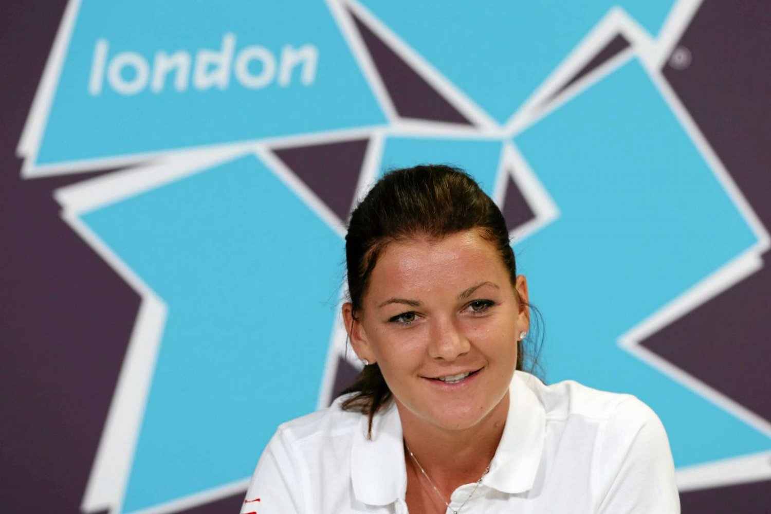 Agnieszka Radwańska, chorąży polskiej reprezentacji, główna kandydatka do złota w turnieju tenisowym w Londynie