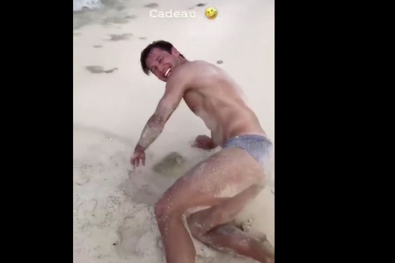 Grzegorz Krychowiak wraz z partnerką są obecnie na Bahamach.