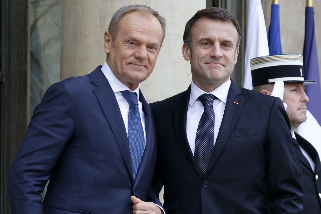 Wojska NATO w Ukrainie. Tusk zdradził, co mu Macron o tym powiedział.
