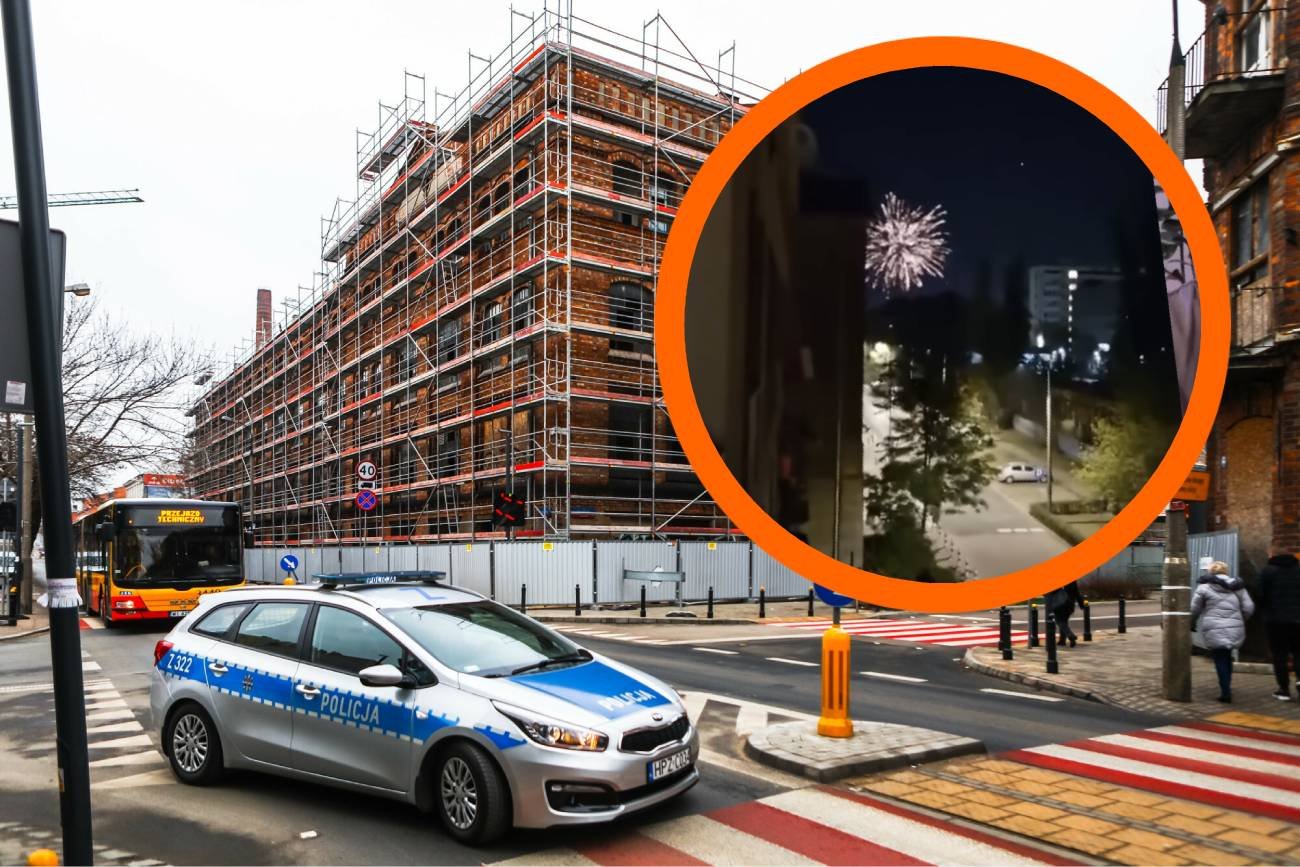 Fajerwerki na Pradze-Północ w Warszawie