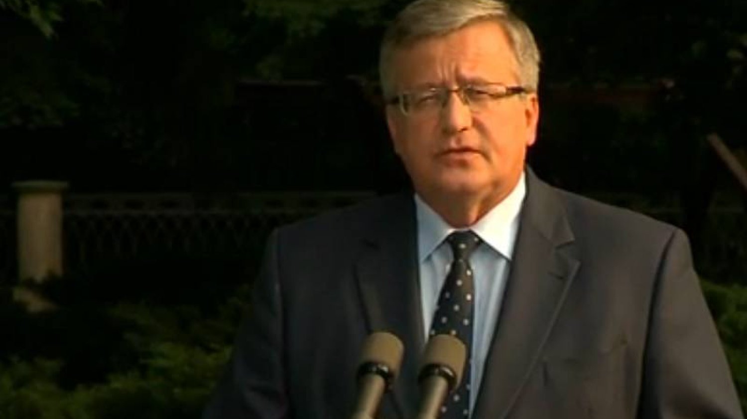 Bronisław Komorowski oświadczył, że Kreml jest współodpowiedzialny za działania separatystów