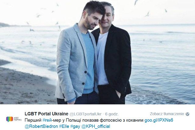 Robert Biedroń oraz jego partner udzielili wywiadu magazynowi "Elle"