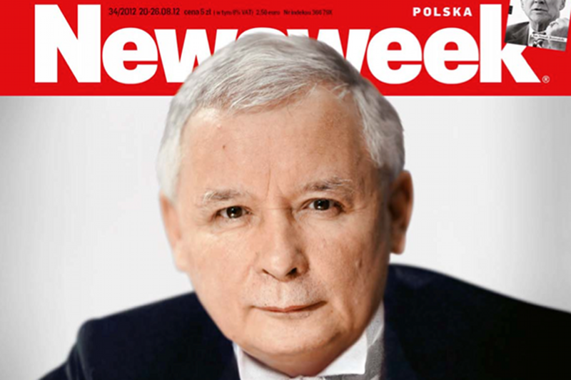 Okładka jednego z "Newsweeka", którym od marca br. kieruje Tomasz Lis.