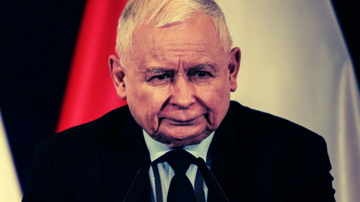 Jarosław Kaczyński, prezes PiS Jarosław Kaczyński, prezes PiS na konferencji