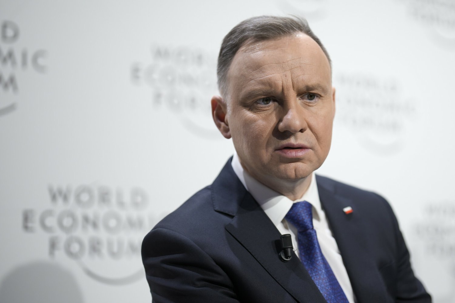 Andrzej Duda w Davos