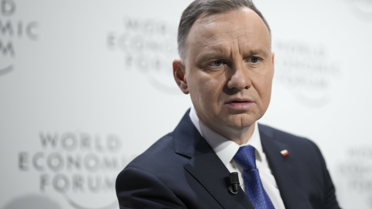 Andrzej Duda w Davos