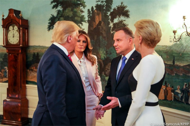 Prezydenci Duda i Trump podpisali wspólną deklarację o współpracy obronnej.