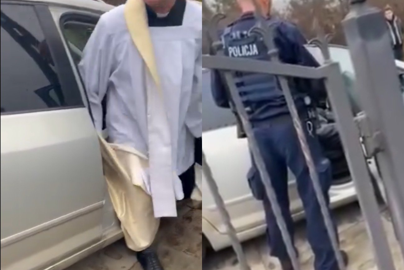 Biskup reaguje na zachowanie księdza, który pojawił się pijany na pogrzebie dziecka