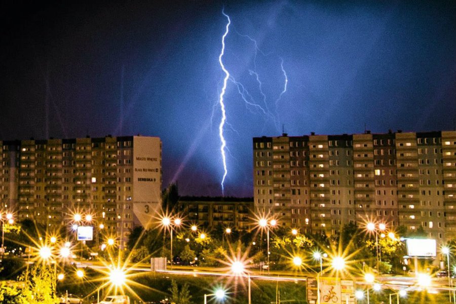 W najbliższych dniach mogą pojawić się burze i burze z gradem w większości kraju.
