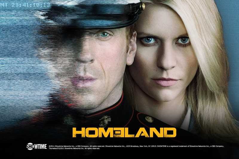 Plakat promujący serial "Homeland"