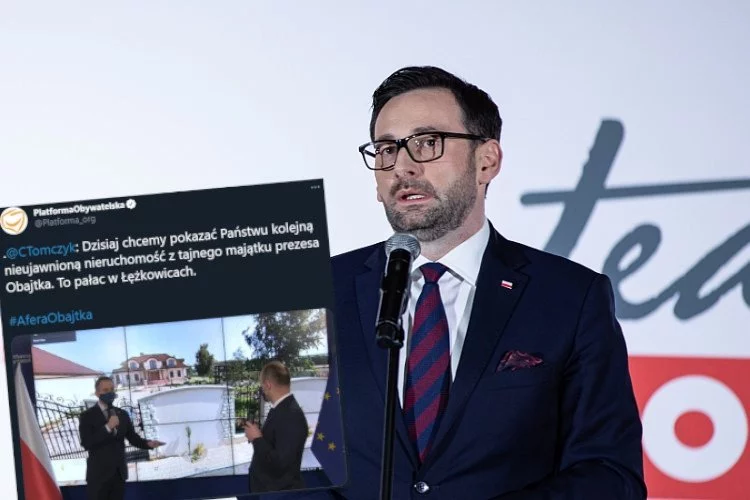 Posłowie KO ujawnili historię posiadłości Daniela Obajtka w Łężkowicach. Co na to mieszkańcy?
