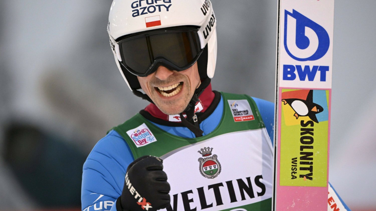 Piotr Żyła zaprezentował się najlepiej podczas weekendu na skoczni w Kulm. "Wiewiór" był blisko konkursowego podium.