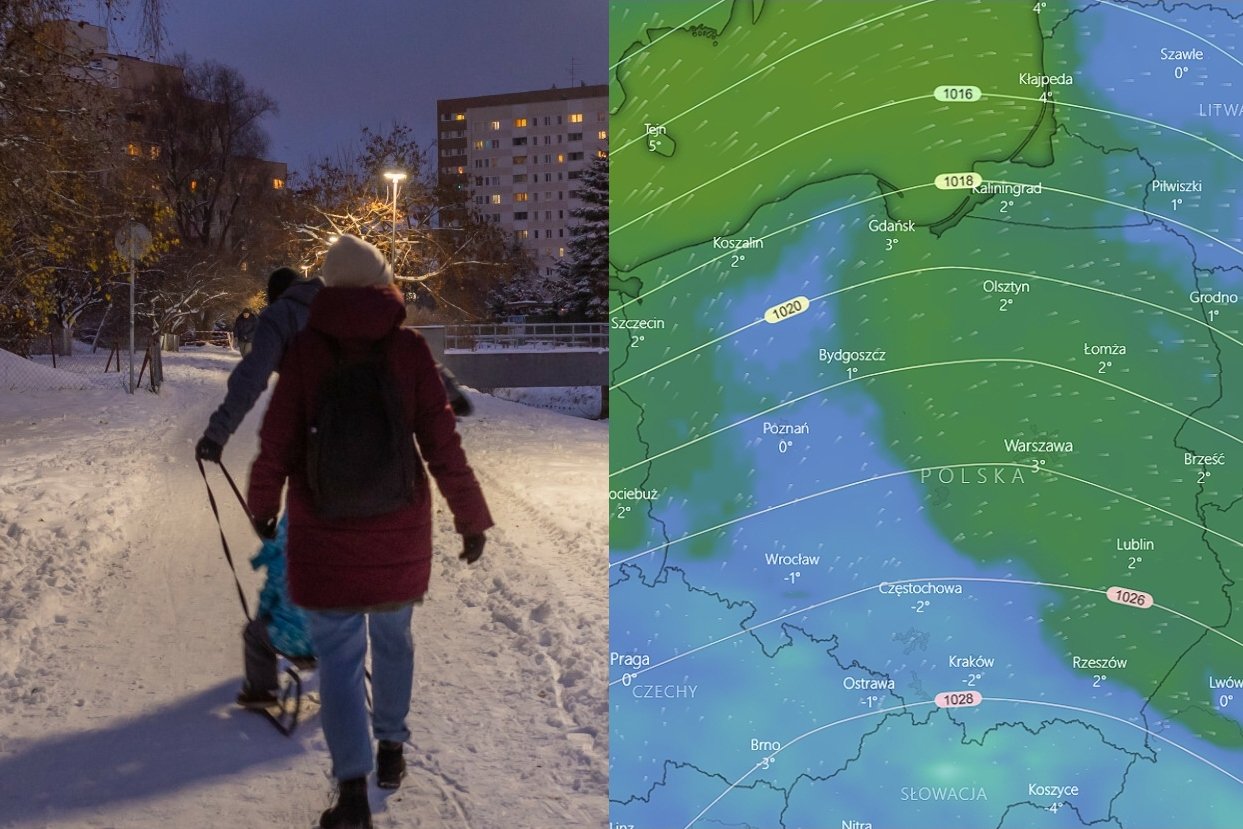 Pogoda na święta może rozczarować w kontekście białych świąt.