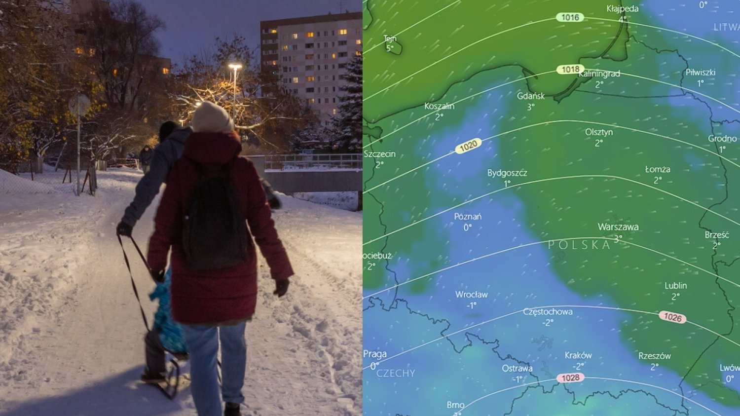 Pogoda na święta może rozczarować w kontekście białych świąt.