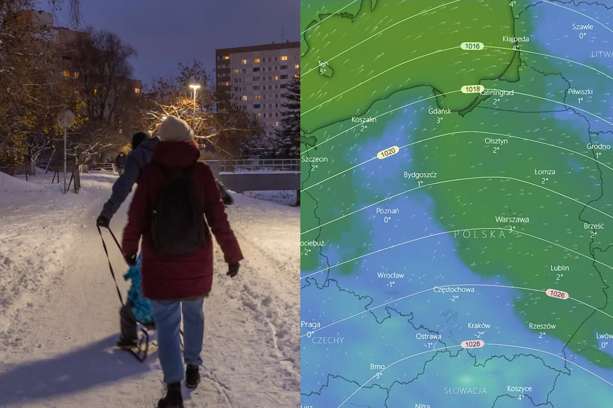 Pogoda na święta może rozczarować w kontekście białych świąt.