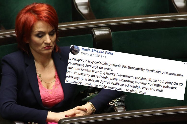 Słowa Bernadetty Krynickiej, która wysyła niepełnosprawnych do pracy szybko spotkały się z odzewem.