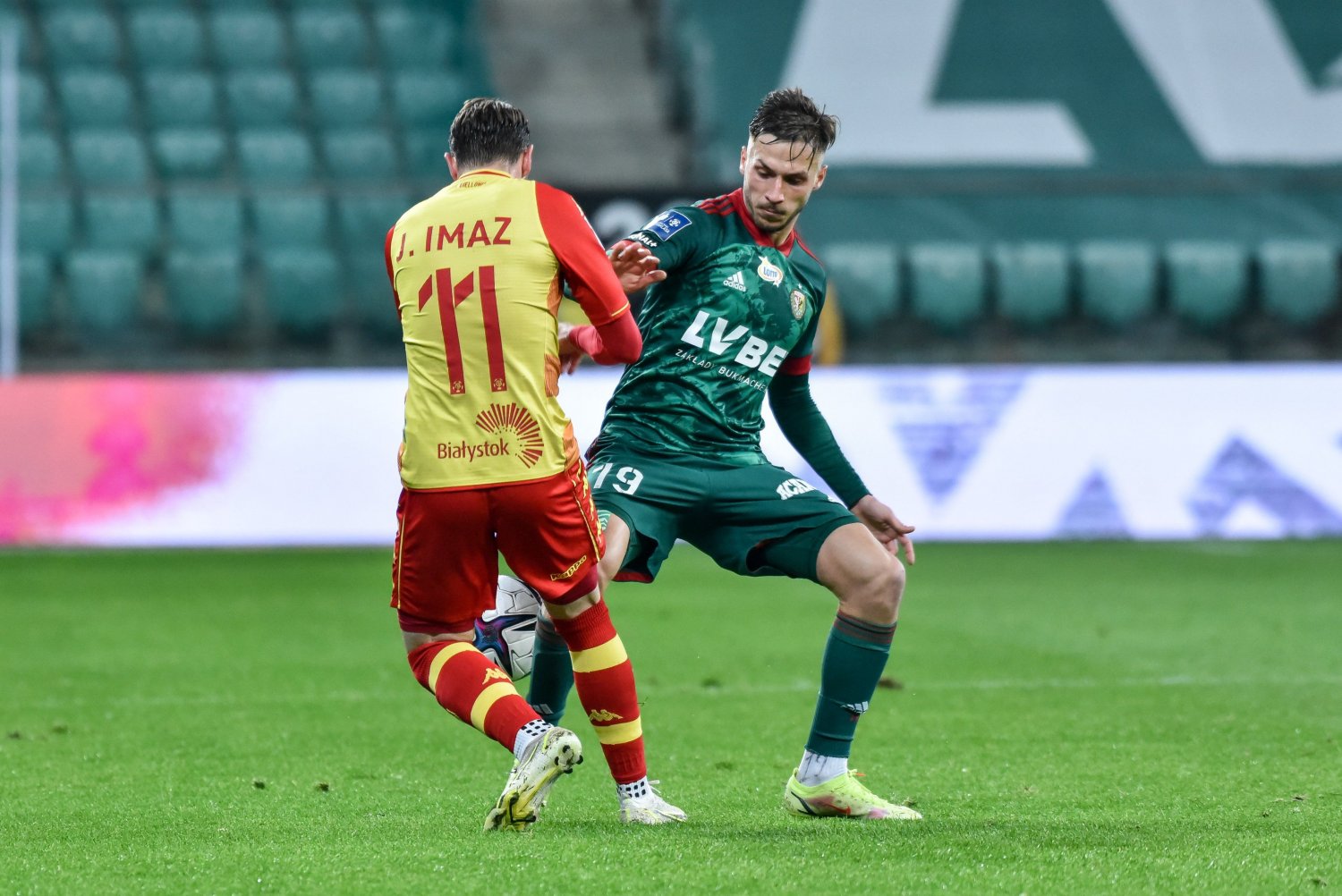 Śląsk Wrocław dwa razy wychodził na prowadzenie, ale dwa razy je tracił z Jagiellonią Białystok