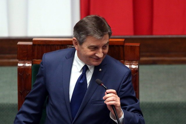 Marek Kuchciński  nie zasłynął z popisów krasomówstwa.