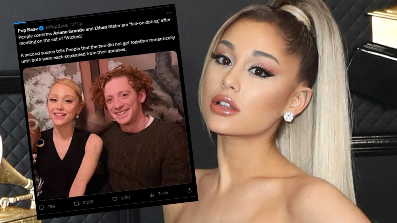 Ariana Grande spotyka się podobno z kolegą z planu musicalu "Wicked". Ariana Grande spotyka się podobno z kolegą z planu musicalu "Wicked".