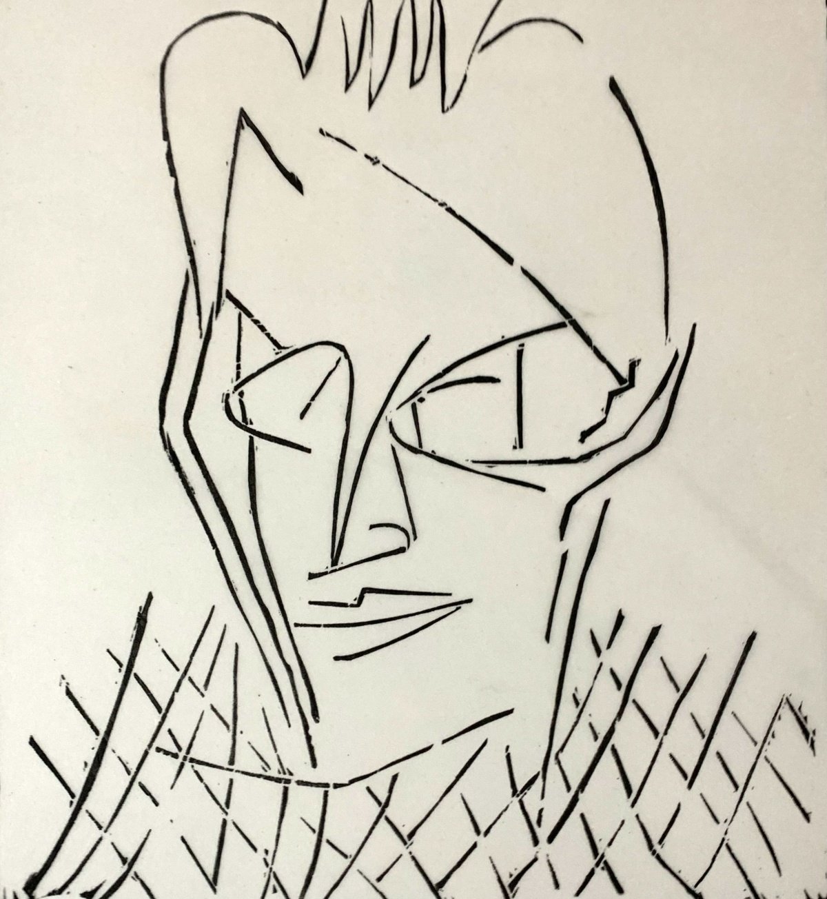 Jerzy Panek, Portret Józefa Gielniaka, Galeria Sztuki Katarzyny Napiórkowskiej