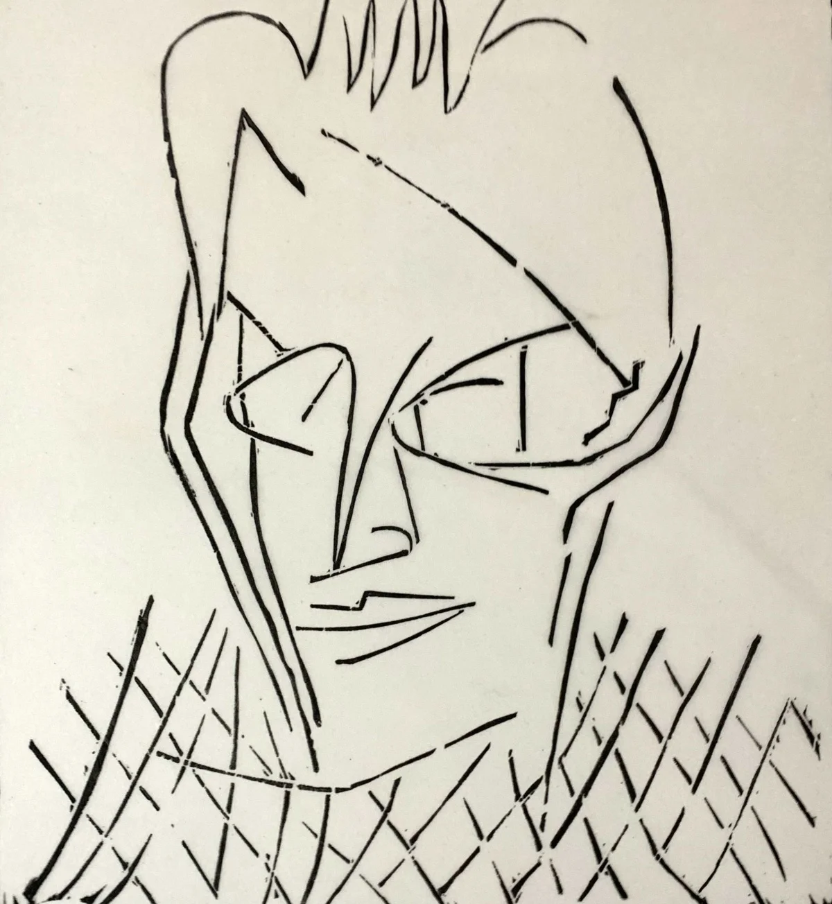 Jerzy Panek, Portret Józefa Gielniaka, Galeria Sztuki Katarzyny Napiórkowskiej