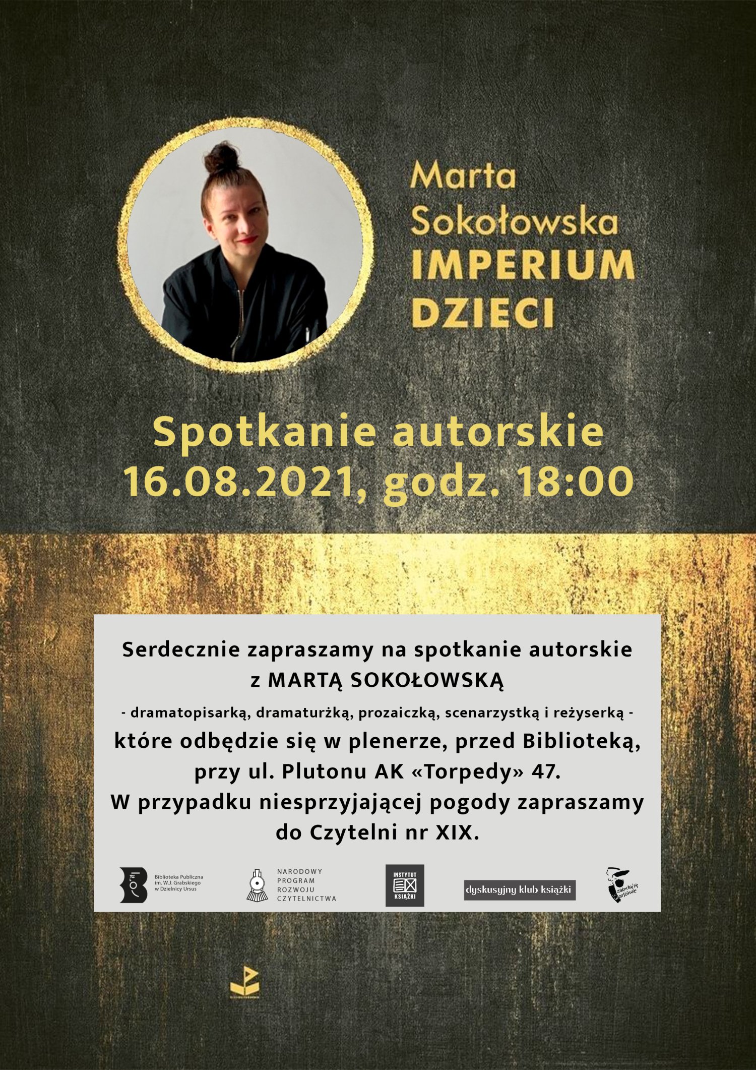 Imperium Dzieci Marta Sokołowska. Spotkanie autorskie