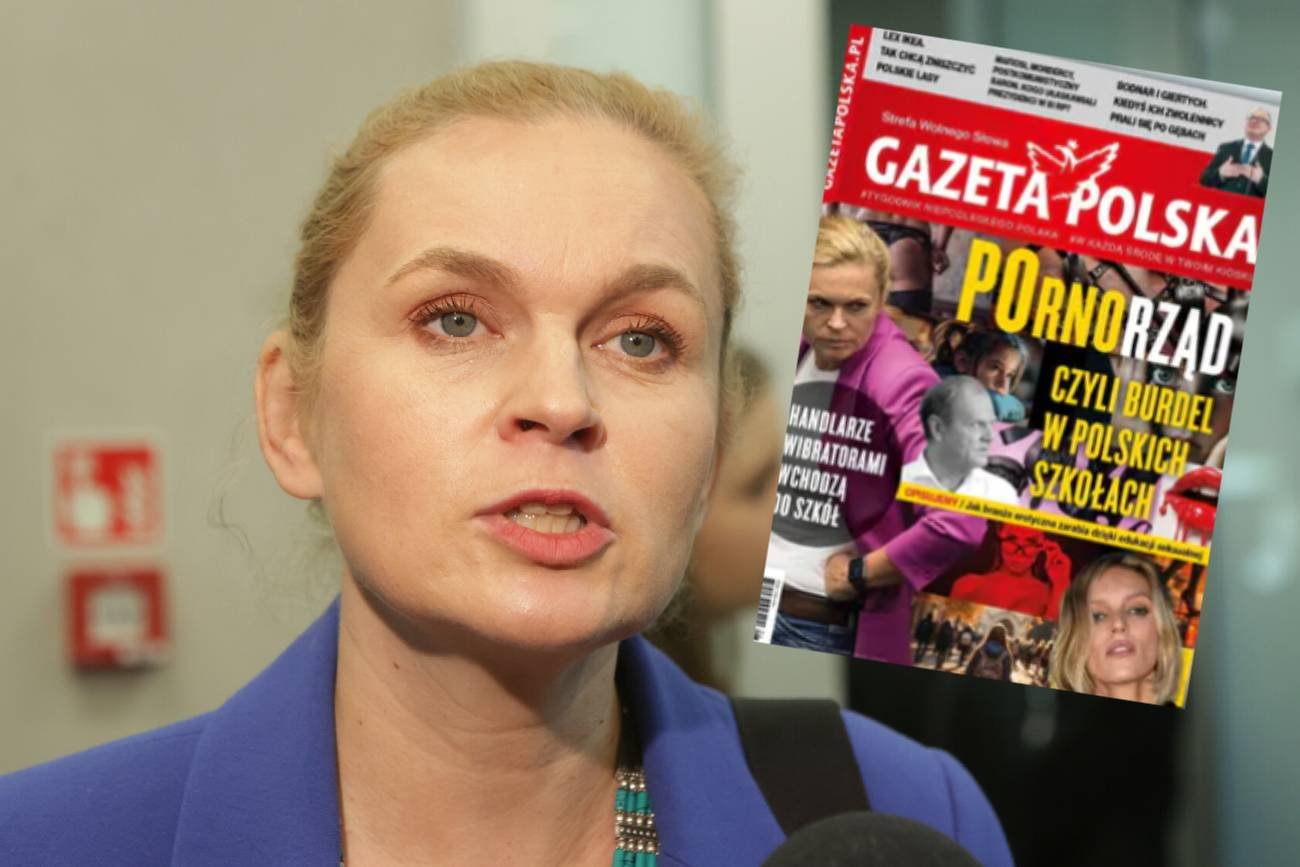 Skandaliczna okładka "Gazety Polskiej" z Nowacką. Pornorząd i burdel