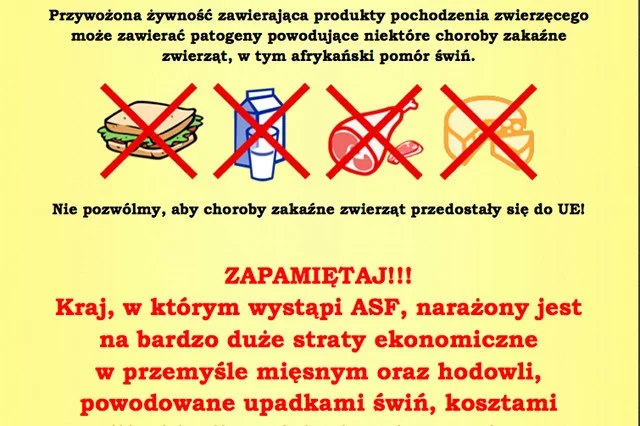Ulotka z ubiegłego roku, w której Główny Lekarz Weterynarii Kraju ostrzega przed wirusem nadciągającym ze Wschodu. Urzędnicy przewidzieli kosztowne sankcje.