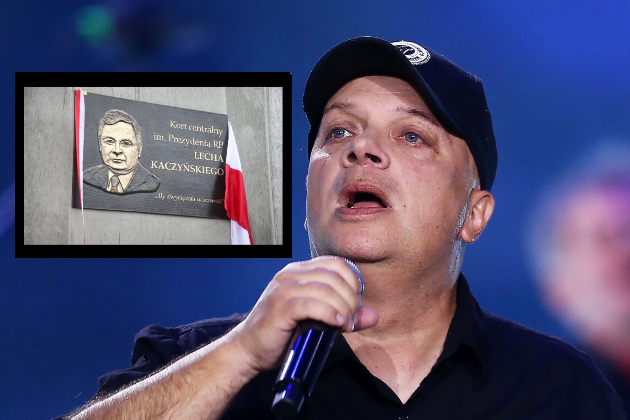 Skiba ostro skomentował otwarcie centralnego kortu im. Lecha Kaczyńskiego