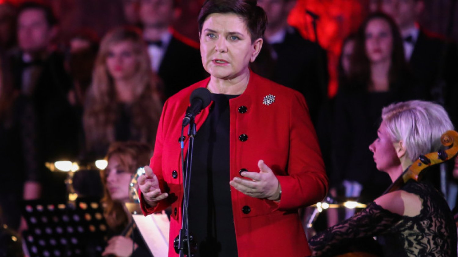 Premier Szydło obiecała wsparcie finansowe dla rodziny antyterrorysty.