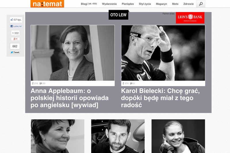 Bohaterowie cyklu Oto Lew pojawią się w kalendarzu charytatywnym Lion's Banku i naTemat.