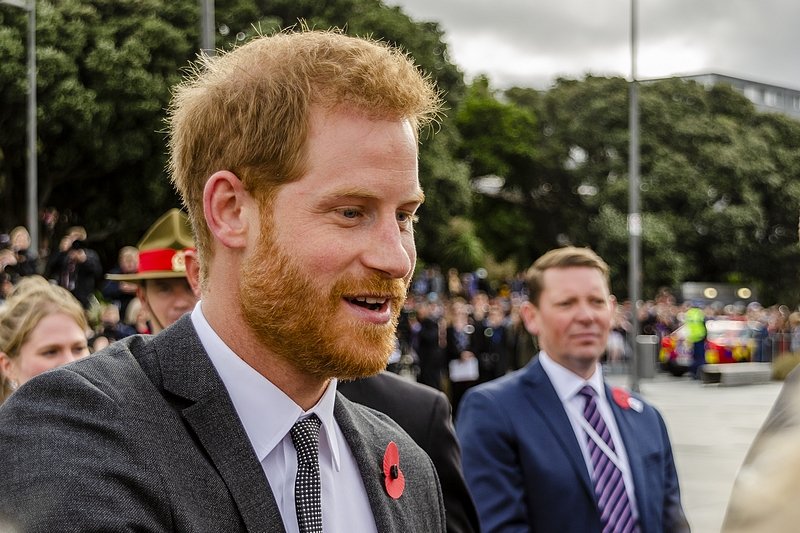 Książę Harry na zdjęciu Książę Harry na zdjęciu