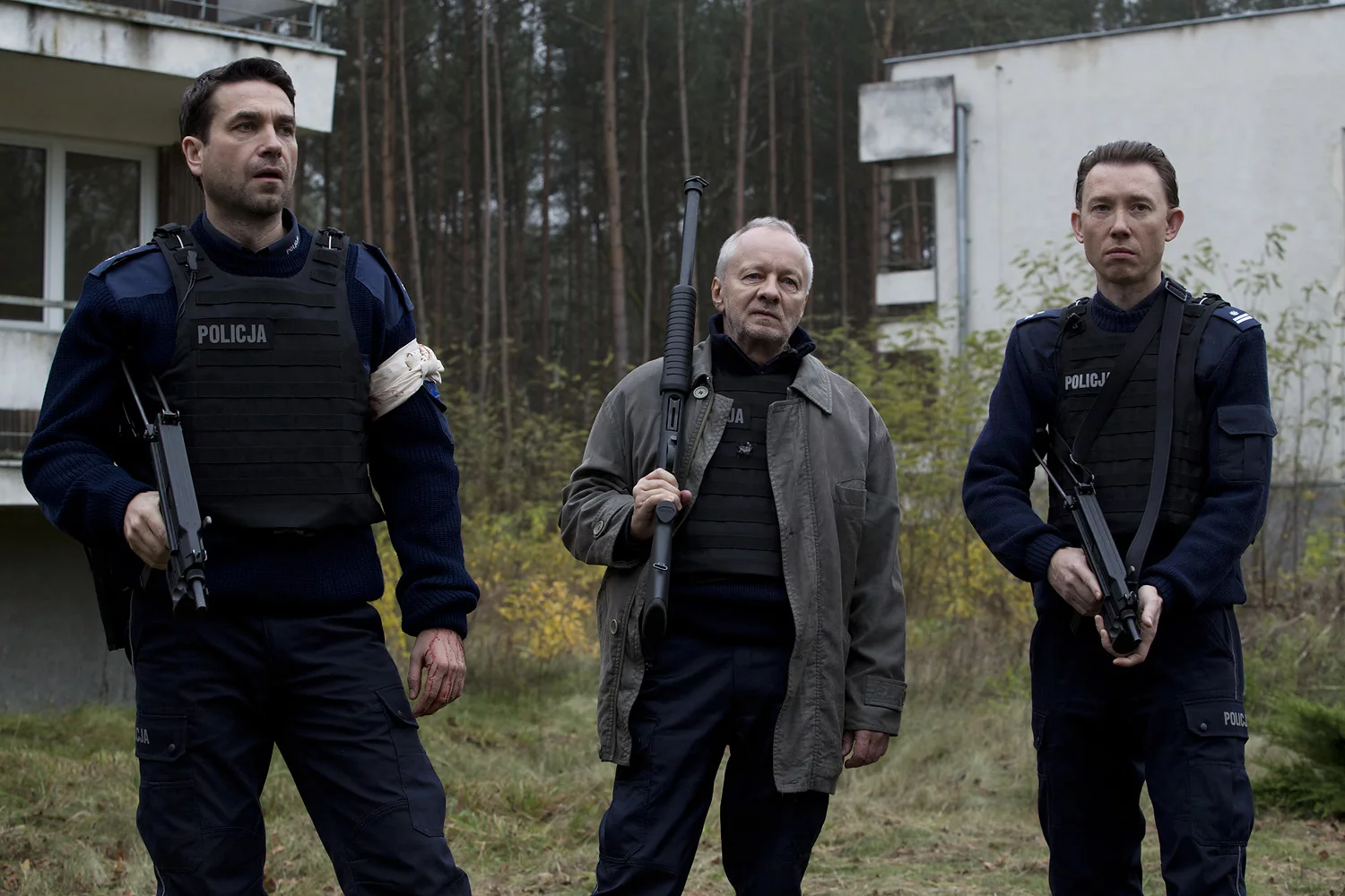 Od lewej: Despero (Marcin Dorociński), Metyl (Krzysztof Stroiński), Quantico (Rafał Mohr)