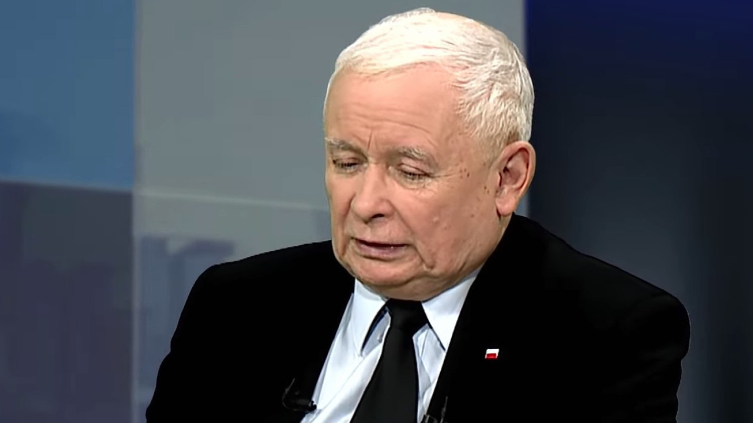 Prezes PiS Jarosław Kaczyński w TV Republika